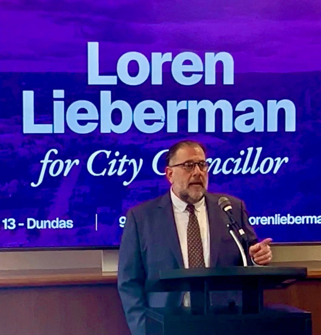 Loren Lieberman at his Ward 13 campaign launch